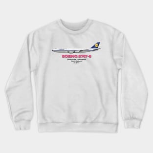 Boeing B747-8 - Deutsche Lufthansa "Retro Colours" Crewneck Sweatshirt